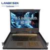 Lanbosen 18.5-inch Rackmount KVM Switch with Foldable Display