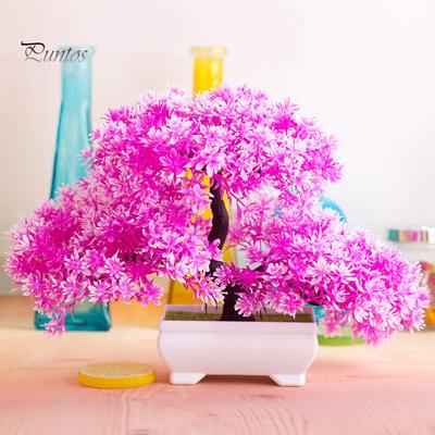 Artificial Home Hotel Desktop Decor Tree Plant Bonsai Garden DIY Holiday Party