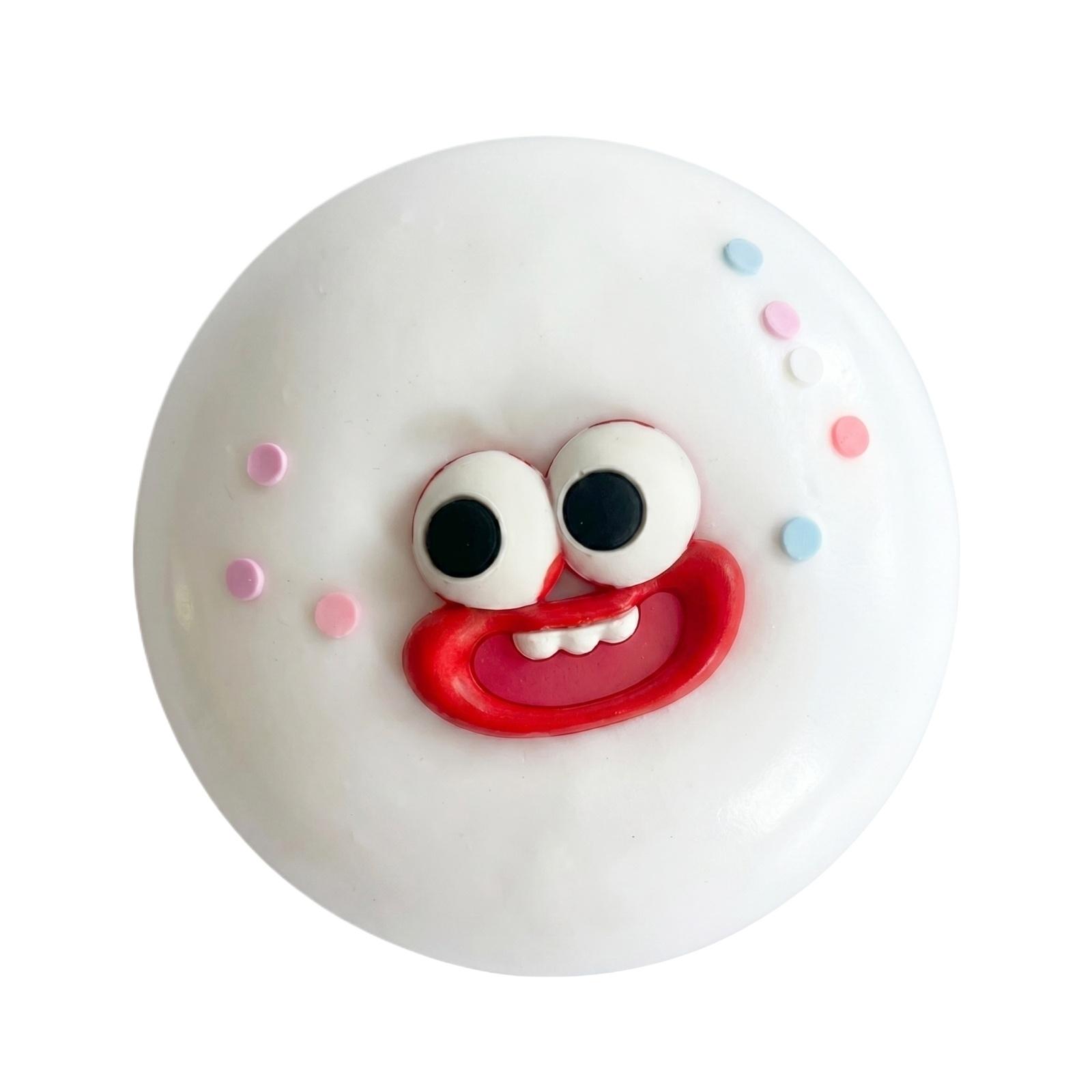 

Stress Relief Squeeze Toy Soft Squishy Ball Sensory Fidget Toy for Anxiety and Focus Durable Material Fun Shape for Kids and Adults One Size білий