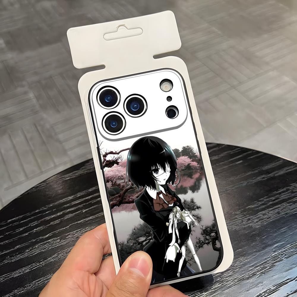 

A-Another Horror Anime Phone Case For IPhone 17 Air 16 E Pro Max 15 14 13 Mini 12 Pro 11 Max Plus Black Soft Shell iPhone17 Pro