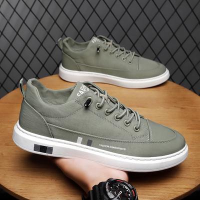 Men's Casual Board Shoes 2025 Autumn New Arrival Ice Silk Breathable Fashion European Style Wholesale Men's Footwear
