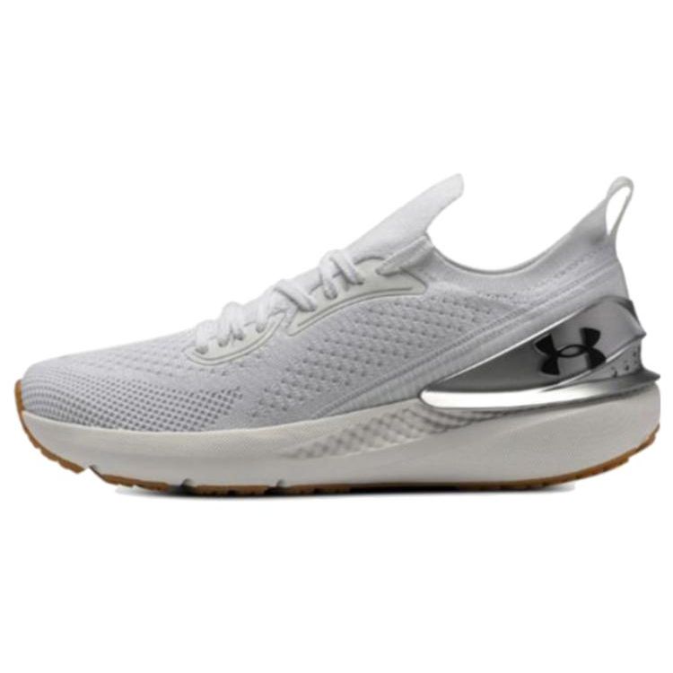 Under Armour Ua Shift Lightweight Comfortable Fabric Low Top Running Shoes Men sneaker Silver White 3027776-100