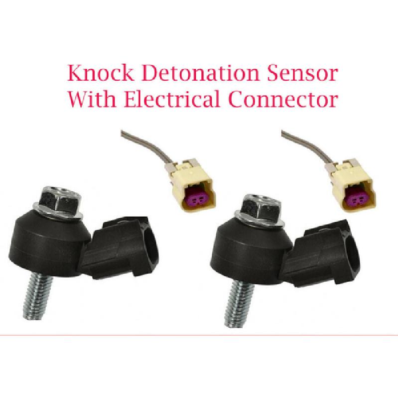 2 Pcs Knock Sensor W/Connectors Fits: Buick Cadillac Chevrolet GMC 2014 & UP