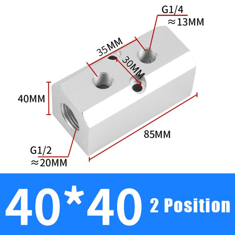 Pneumatic Air Source Distributor 1/4 Inch 1/2 Inch BSP Gas Multi Connector AL-2 AL-3 AL-4 AL-5 AL-6 for Workshop Applications