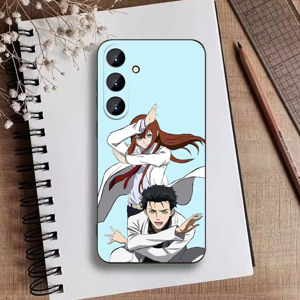 G-Rintaro V-Okabe STEINS GATE  Phone Case For Samsung Galaxy A73,21,22,32,71,53,52,51,80,5G Soft Black Cover