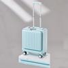 Lishen Front-Opening PC Carry-On Luggage with Universal Wheels