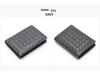Unisex Woven Lambskin Business Card Holder: Genuine Leather, Large Capacity