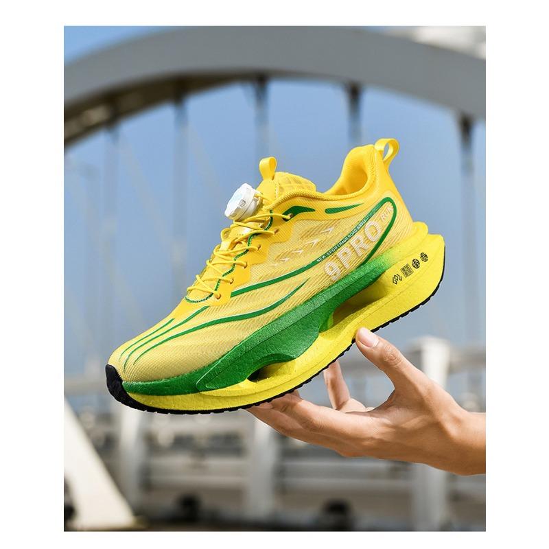 Men's Gradient Mesh Sneakers Cushion Sole Sport Running Shoes