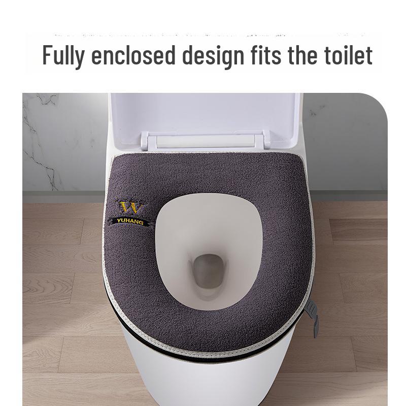 Cartoon Waterproof Toilet Seat Cover with Thick, Durable Design