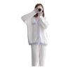 [RAVIR] Women's Room Wear, Winter, Fluffy, Cute Pajamas, Top and Bottom Set, 2 Piece Set, Fluffy, Comfortable, Soft