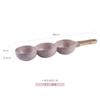 Nordic Creative Hotel Bowls and Chopsticks Commercial Stoneware Dried Fruit Plate Household Bamboo Handle Separate Snack Plate