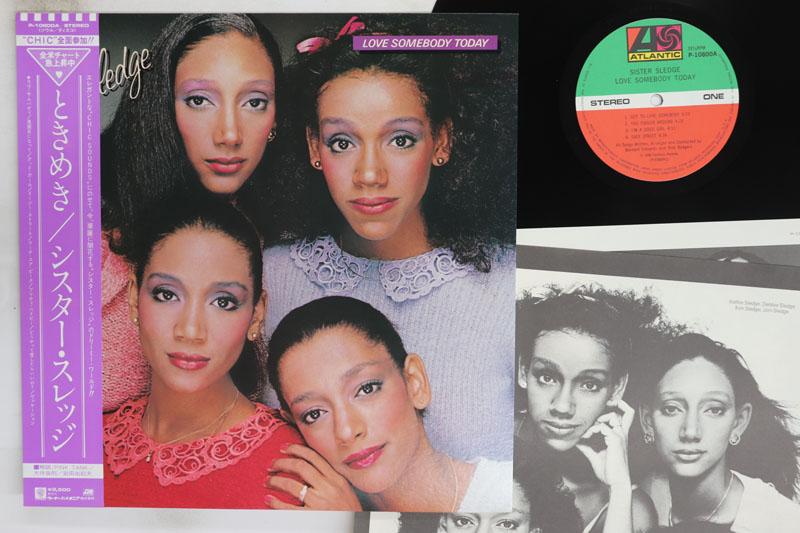 

LP Record SISTER SLEDGE Love Somebody Today P10800A ATLANTIC 1980 Japan Obi SoulFunk Used