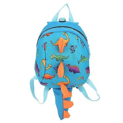 Zaino Dinosauro Bambini Bambini Borsa per Bambini Zaino Cartone Animato per Bambini in Età Prescolare(blu)