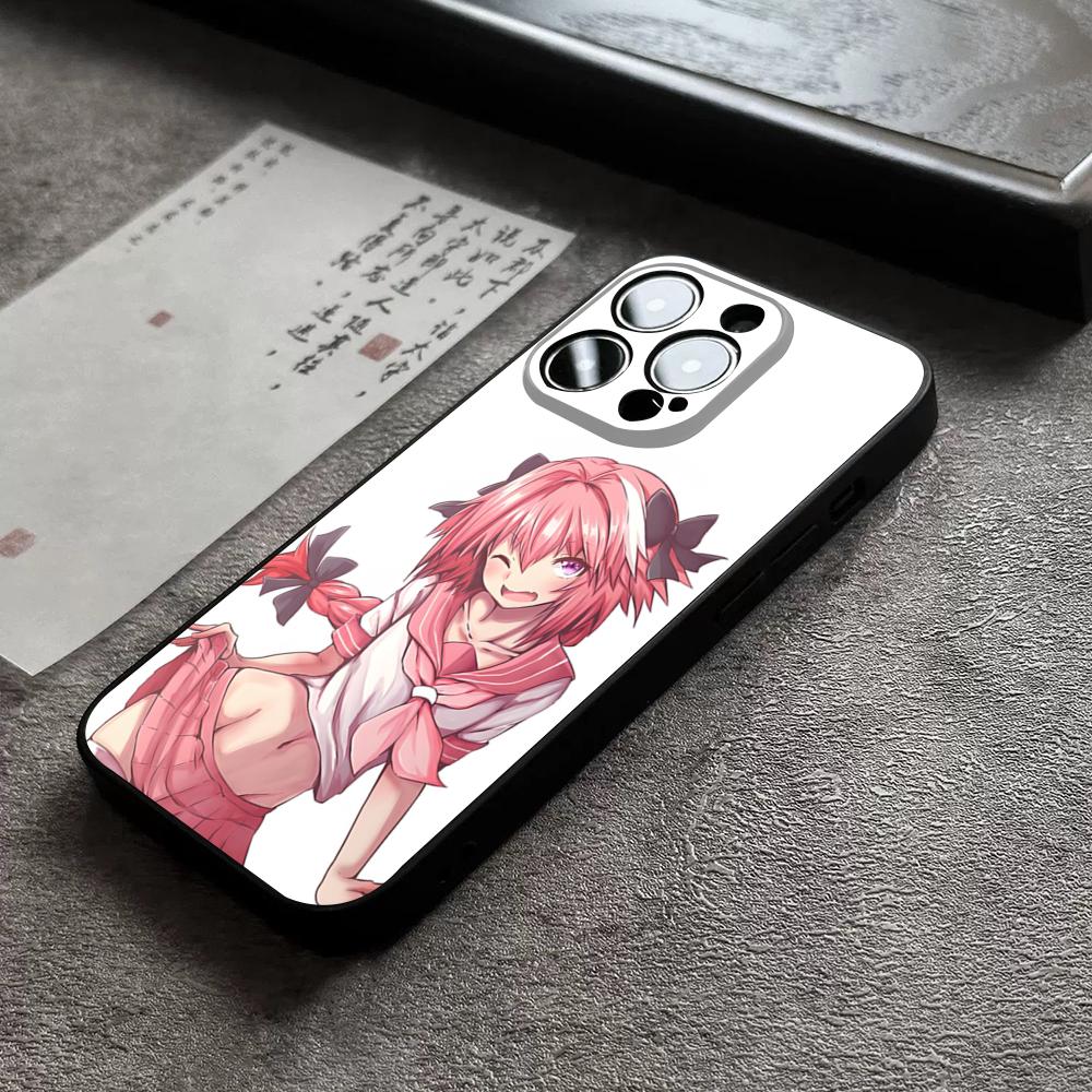 Fate Astolfo Vintage Phone Case For 17 Pro Max For Iphone 14 16 Pro Max 12 15 11 13 Pro Xr X Xs 8 7 Plus Back Cover