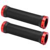 2pcs Bike Grips Rubber Anti Slip   Handlebar with Plastic Covers for 22mm Road Mountain   Replacement