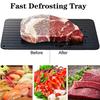 Fast Defrosting Tray for Frozen Meat Thawing Plate Defrost Food Rapid Safer Kitchen Gadgets Tools
