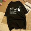 Japanese Cute Rabbit Pattern Women Summer Short Sleeve Shirt Summer CasualStreetwear Lady Clothes Tee Printing Top