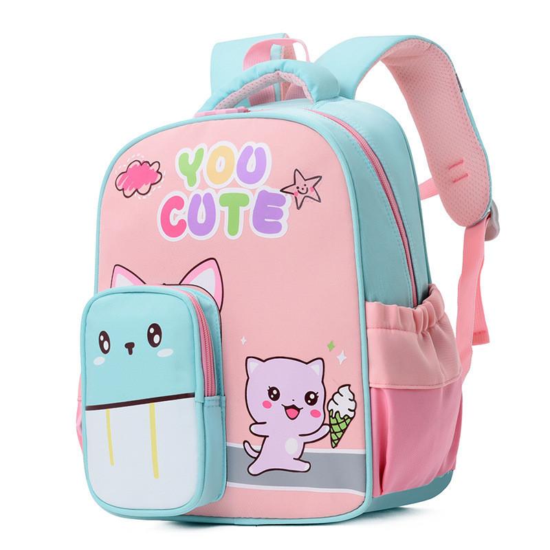 Breathable Cute Kindergarten Backpack For Kids Colorful Printed Children's School Bag