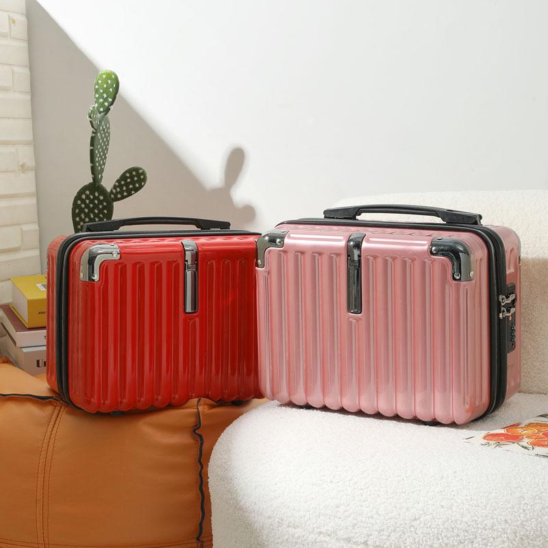 14 Inch Handheld Zipper Luggage Mini Waterproof Travel Suitcases New Portable Luggage Storage Boxes Makeup Suitcase Kids Luggage