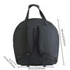 Cymbal Bag with Wheels Padded Drum Hardware Adjustable Straps Rolling Case