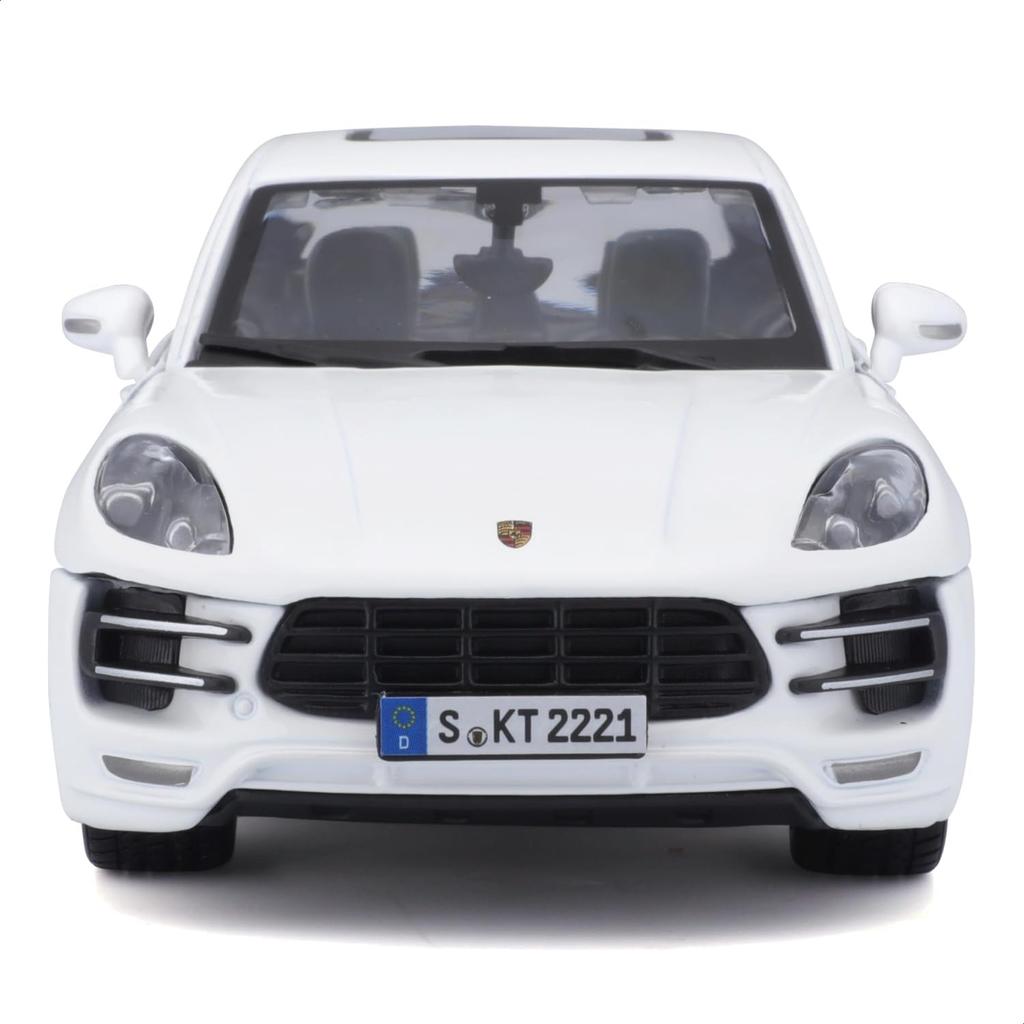 Bburago Porsche Macan White Diecast Model Finished Product WT 1/24 / Car, 18-21077