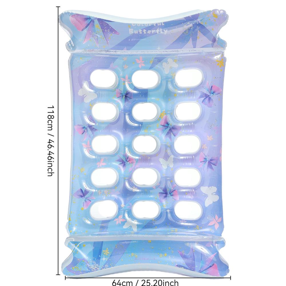 New Style Daisy Stripe Inflatable Pool Float Lounger
