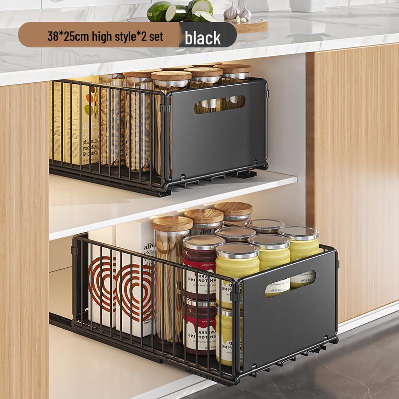 Cassetto Organizer Estraibile Sottolavello e Porta Spezie
