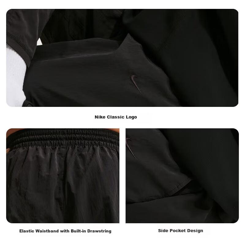 NIKE Men's Training Pants Long Trousers Spring Autumn Loose Fit Swoosh Pants