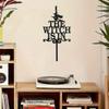 Gothic Wrought Iron Wall Hook Witch Broom Halloween Christmas Decor