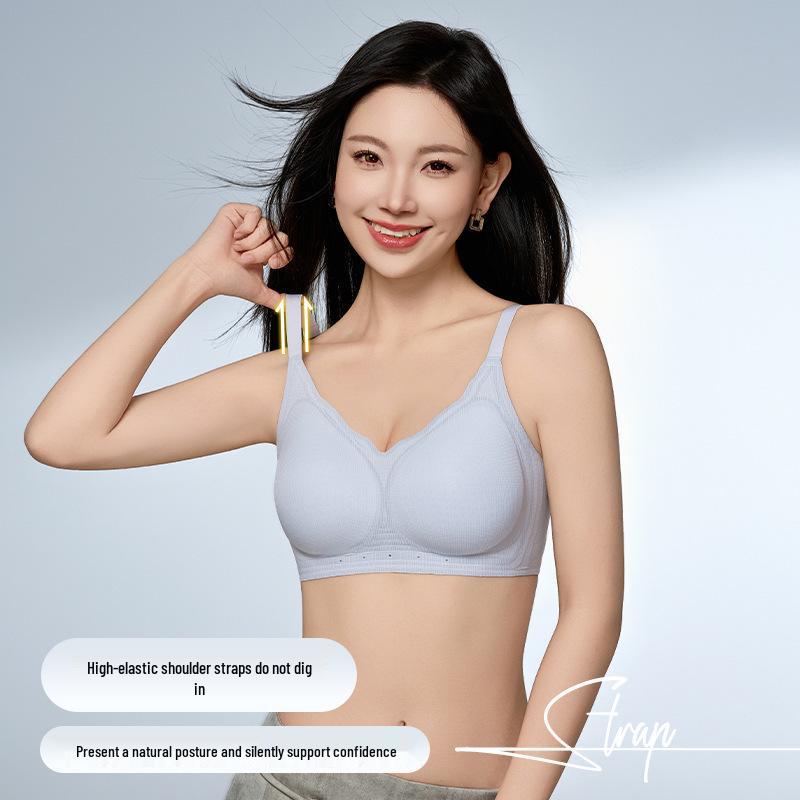 Ultra-Thin Seamless Bra for Women: Cooling, Supportive, Anti-Sag, Fixed Cups, Summer Wear