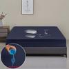 All-Season Waterproof Mattress Protector Soft Polyester Deep Pocket Sheet 8 Colors Modern Bed Fitted Sheet Durable Mattress Cover Bedding Bedspread