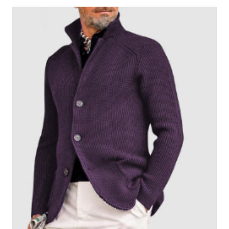 Men S Casual Turn Down Collar Long Sleeve Loose Fit Jacket