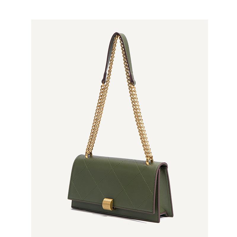 Fashion Underarm Bag Female Korean Version All Fashion Diamond Square Bag Crossbody Lock Hand Chain Bag