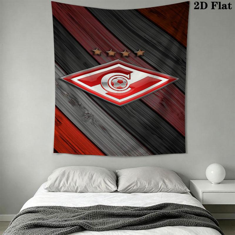 Spartak Moscow Pride Wall Hanging Printed Fabric Blanket Decorative Tapestries for Bedroom Living Room Home Decor