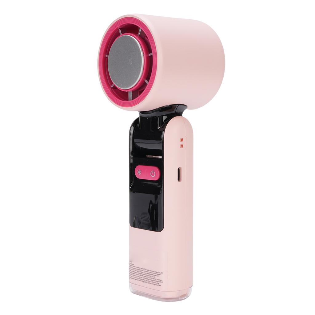 Eiskühlender Handventilator Wiederaufladbar LED Digitalanzeige 100 Geschwindigkeiten Faltbarer Handturbinenventilator mit