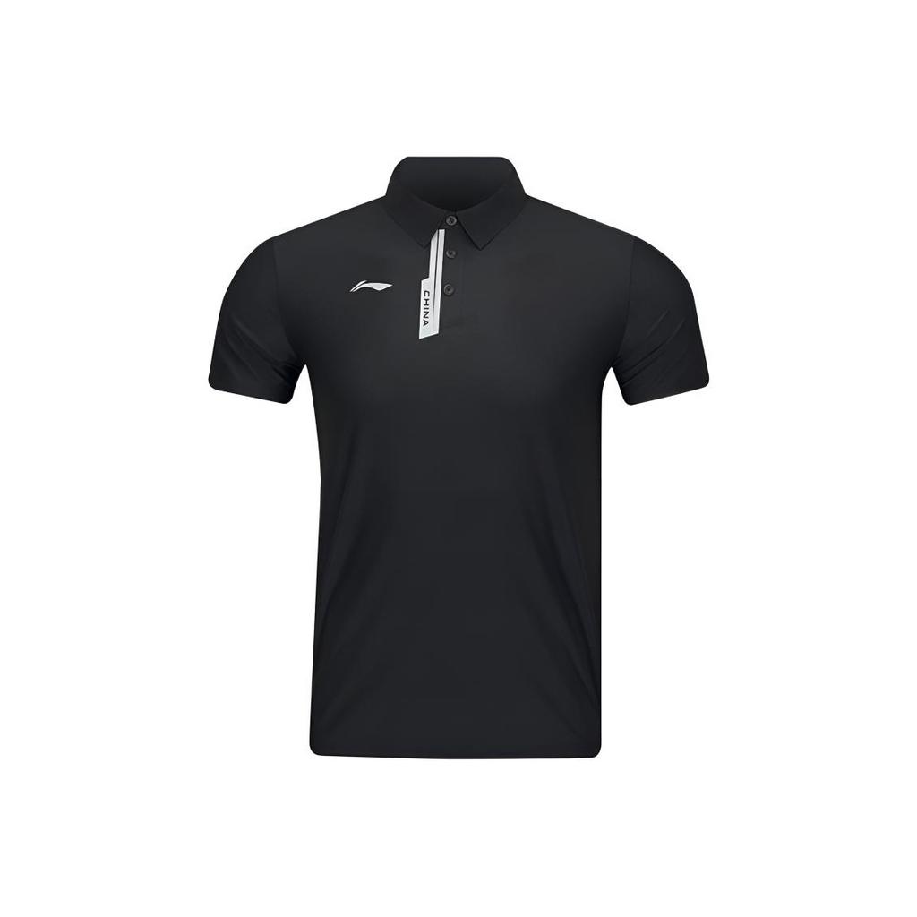 Li-Ning Comfortable Short Sleeve Training Polo Shirt Unisex Tops APLV347-1