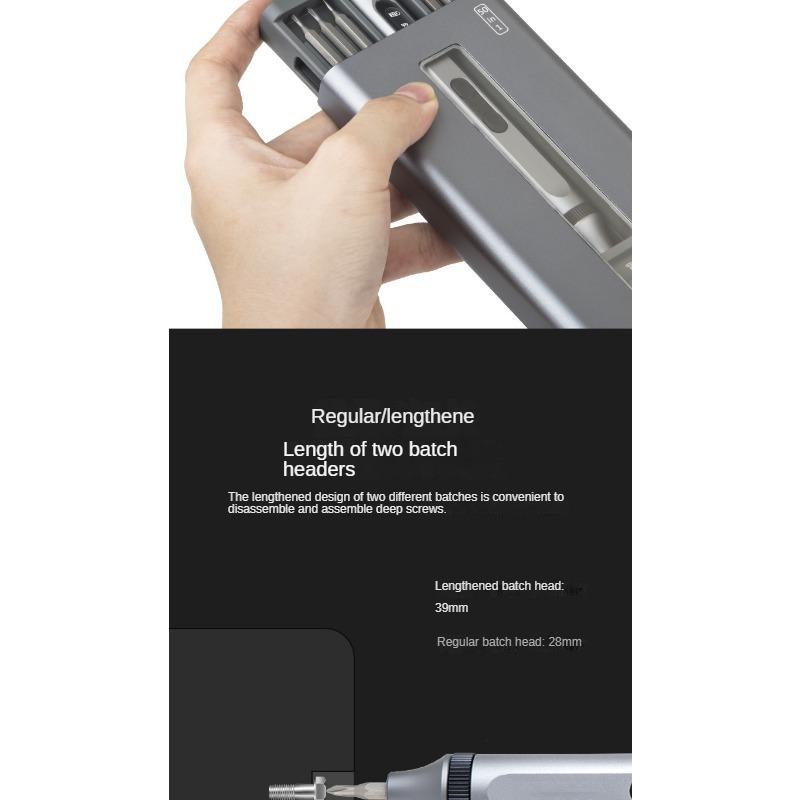 50-in-1 Mute Durable Endurance Rechargeable Large Torque Multifunctional Precision Electric Screwdriver Set