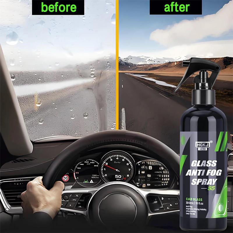 Anti-Fog Interior Windshield Treatment Car Glass Defogger Cleaning Spray Prevents Windshield Fogging To Improve Driving Visibility, No Streaks or Haze