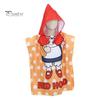 Children Bath Towel Cartoon Printing Kids Beadch Hooded Bath Wrap Poncho Quick-drying Super Absorbent Swimming Towel Windproof Wearable Towel Toddler