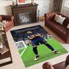 Mbappe 121 Customizable Name Area Rug Perfect for Dining Room Kitchen Game Room Entryway Anti-slip Rug Anime Office Decor Best for Christmas