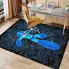 Cartoon Rockman Game Megaman Printed Absorbent Washable Carpet, Non-Slip Bathroom Mats, Kitchen Rugs, Yoga Mat,Living Room Entrance, Camping Picnic Ru