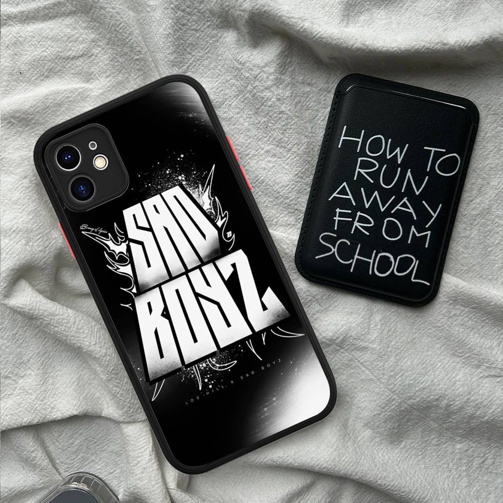 Junior H SAD BOYZ 4 LIFE Phone Case For IPhone 16 15 14 X XR XS 7 8 Plus 11 12 13 Pro MAX 13mini Matte Shockproof Case