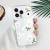 Graceful Daisies Transparent Phone Case For iPhone 17 Air 16 16e 15 14 Pro Max Plus Mini Soft TPU Cover