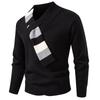 2025 Men's Plus Size Warm Christmas Knit Sweater: Thick Winter Casual Fashion Top