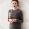 Women's Soft Cashmere Cable Knit Pullover Sweater - Thick, Warm & Skin-Friendly for Autumn/Winter