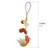 Ancient Style Carp Blessing Keychain Pendant – Good Luck Charm for Phone or Backpack
