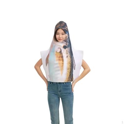 Salted Fish Costume Lightweight Adult Dress Up for Masquerade Photo Props Party