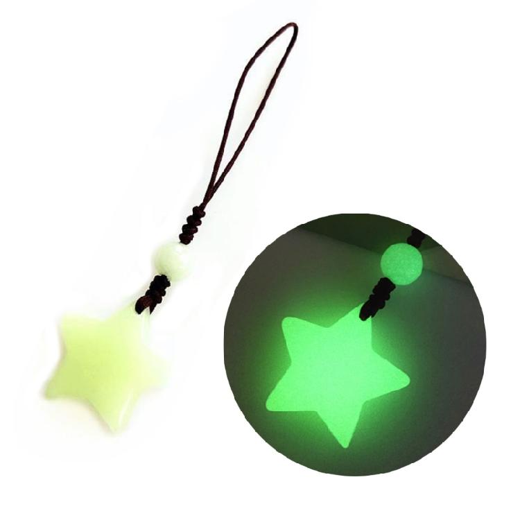 

Night Light Guardian Star Mobile Phone Chain Couple Pendant Bracelet Unisex Gift зелёный