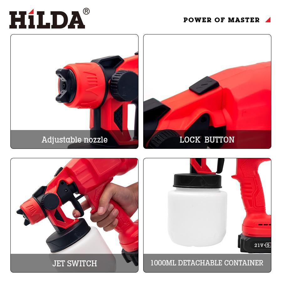 Portable High Atomization Electric Paint and Oil Spray Gun with Lithium Battery, Suitable for Latex Paint and Household Use.