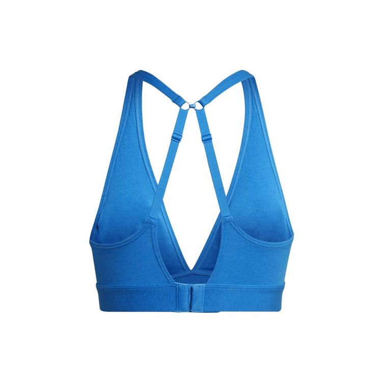 Adidas Originals Solid Logo Triangle Bra Women underwear Blue GB1180